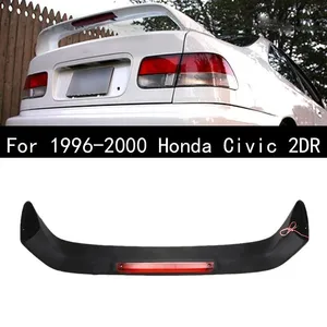 สปอยเลอร์หลังรถยนต์ RMAUTO สไตล์ JDM พร้อมไฟเบรก LED สำหรับ Honda Civic 2 ประตู คูเป้ ปี 1996-2000 ชุดแต่งตัวถังรถยนต์ - Product Image 1