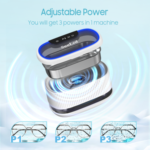 Uso domestico portatile Mini dentaria finte denti Aligner bocca guardia dentaria pulizia ad ultrasuoni bagno - Product Image 3