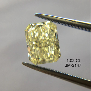 Fantaisie Jaune Naturel Coupe Radiante VVS2 Clarté Diamants En Vrac 1.02 Carat GIA Certifié Naturel Diamants En Vrac à Des Prix De Gros - Product Image 1