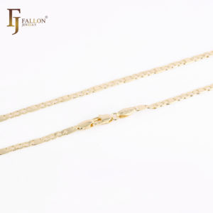 תכשיטי fallon תכשיטים אופנה סיטונאית תכשיטים אופנה זהב פיארו שרשרת יוניסקס היפ הופ - Product Image 3