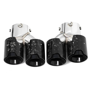 SYPES para BMW Punta de escape G20 G21 G22 G42 M240i M340i M440i <span class=keywords><strong>M</strong></span> rendimiento fibra de carbono forjado Quad tubo de escape silenciador punta OEM - Product Image 1