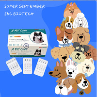 Kit de test sanguin pour le parvovirus canin, test rapide de l'antigène CPV, équipement vétérinaire de diagnostic