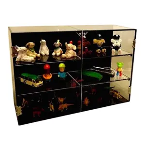 Hot Sell Clear Acrylic Figure Display Case Toys Cabinet Case