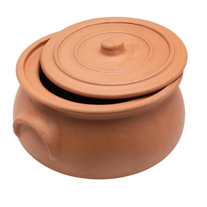Pot <span class=keywords><strong>en</strong></span> argile fait à la main <span class=keywords><strong>avec</strong></span> <span class=keywords><strong>couvercle</strong></span>, ustensiles de cuisine <span class=keywords><strong>en</strong></span> <span class=keywords><strong>terre</strong></span> cuite naturelle non émaillée, casserole pour la cuisson du riz ou de l'argile - Product Image 1