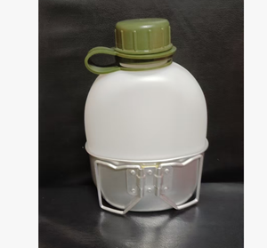 Botella de Agua de Plástico DFB1025 de 800 ml, Segura para Contacto con Alimentos, con Tazas de Aluminio, Cantimplora de Supervivencia y Taza para Calentar Agua - Product Image 3