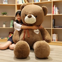 Boneka Beruang Teddy Raksasa 60cm Terbaru 2025, Bahan Kain Lembut Isi Kapas PP, Hadiah Pernikahan Bordir, Boneka Isi Dakron