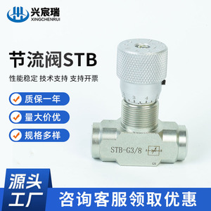 วาล์วควบคุมความเร็วแบบหมุนได้สองทิศทางไฮดรอลิก Stb G1 ถึง G1 4 ระดับ สำหรับระบบแรงดันสูง - Product Image 5