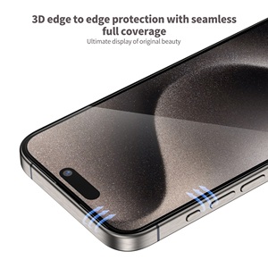 Cho iPhone 16 Pro Max Thực sự 3D Bảo Vệ Màn Hình Với Applicator Blueo Bảo Hiểm Đầy Đủ HD Tempered Glass - Product Image 6