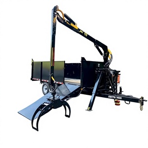 Remorque benne hydraulique 16' homologuée route avec pneus et essieux, composants PLC essentiels, chargeuse 170HDT, tracteur agricole, garantie 5 ans - Product Image 1