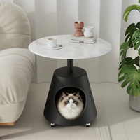 Petite table d'appoint mobile, table basse durable et stable