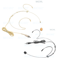 Pro çift kulak kancası kulaklık mikrofon ew100 sk100 G2 G3 G4 kablosuz kemer paketi mikrofon 3.5mm kilit MiCWL b40