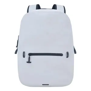 Оптовая продажа сухой мешок настроить логотип ТПУ бесшовный белый воздухонепроницаемая молния водонепроницаемый рюкзак для ноутбука