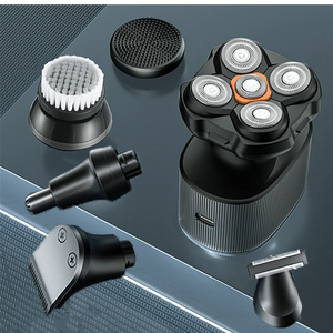 Multifunctional Rechargeable Electric Razor for <b>Men</b> All-Body Waterproof Rotary Bead Shaver for Face <b>Bikini</b> Shaving in Hotels - Product Image 5