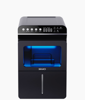 Machine à glaçons électrique portable de comptoir 12 kg/24h, contrôle tactile, autonettoyante, glaçons en forme de balle, pour hôtels, usage domestique et extérieur