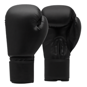 Gants de boxe professionnels de haute qualité 8oz 10oz 12oz en cuir PU avec sangle de poignet réglable et fermeture auto-agrippante personnalisable - Product Image 1