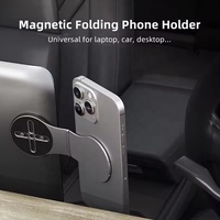 Support de téléphone magnétique à montage latéral pour ordinateur portable pliable en aluminium détachable pour Tesla Model 3 Y