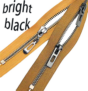 Hengda Fábrica Personalizada Cremallera <span class=keywords><strong>de</strong></span> doble vía 30 cm Cremallera <span class=keywords><strong>de</strong></span> <span class=keywords><strong>oro</strong></span> bidireccional Equipaje <span class=keywords><strong>de</strong></span> extremo cerrado Cremallera Doble - Product Image 4