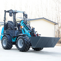 Landward Farm Mini-Radlader Günstiger Neuer Kompakter Diesel-Lader zum Verkauf Kubota-Motor W1150T Maschine Mini-Lader Preise