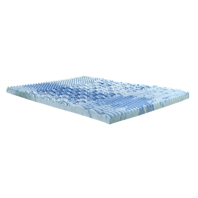 3" Cooling Memory Foam Gel Mattress Topper with 5 Zone Foam With Bamboo Cooling Fabric Cover