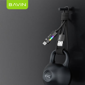 Bavin สายชาร์จข้อมูล USB ชนิด C เซลล์ไฟ LED 12W ทำจากไนลอน <span class=keywords><strong>CB311</strong></span>ออกแบบได้ตามต้องการ - Product Image 1