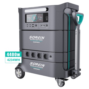 4400W <b>Solar</b> and Power Station Portable 3000W Battery 3Kw <b>Generator</b> for House 4400W <b>Solar</b> and Power Station Porta - Product Image 1
