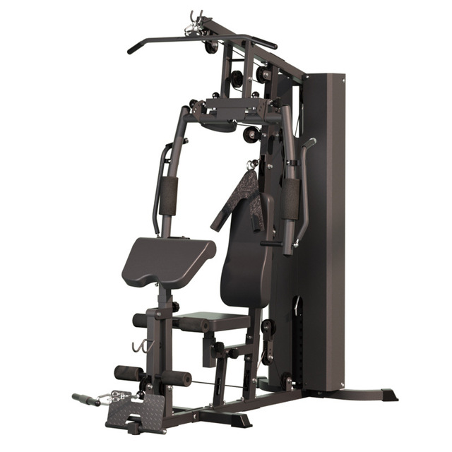 Single Station Multi-Functional Fitness Equipment Comprehensive Indoor Gym Training Set for Back Arm Exercise Steel Machine Foam