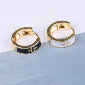 Bông tai tròn cao cấp lấy cảm hứng từ nhà thiết kế, kiểu dáng hình học, trang sức thời trang cao cấp, chất liệu đồng thau, thép không gỉ, hợp thời trang, sang trọng, thích hợp làm quà tặng - Product Image 6