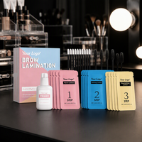 Kit de Lamination des Sourcils Marque Blanche Type Sachet – Kit de Permanente pour Sourcils Effet Sauvage – Kit de Coiffage Rapide pour Sourcils à Domicile ou en Salon de Beauté