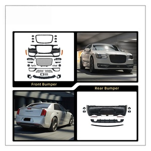Veidt Convient aux modèles <span class=keywords><strong>CHRYS</strong></span> Chrysler 12-24 300C de l'ancien au nouveau 300S Kit carrosserie complet Ensemble de pare-chocs avant et arrière - Product Image 2