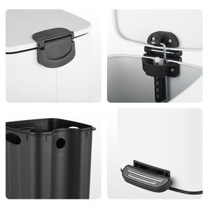 Cubo de Basura Metálico a Prueba de Perros con Tapa-WBS131 - Product Image 2