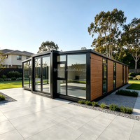 Casa Modular Prefabricada Tipo Granny Flat de 20 pies/40 pies, Casa Plegable Pequeña, Casas Prefabricadas de 2/3 Dormitorios, Casa Contenedor Expandible