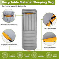 Sac de couchage en duvet ultraléger Couverture de camping en duvet de canard en peluche 4 saisons Coussin de couchage gonflable Topquilt Sac de couchage en duvet