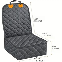Coussin de siège arrière de voiture pour animaux de compagnie, imperméable, séchage rapide, anti-rayures, antidérapant, sans odeur, durable, tissu, chiens, chats, amovible, lavable, 2
