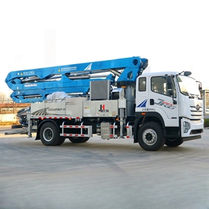 Pompe à béton à prix d'usine JIUHE, vente chaude en Chine, petite pompe à béton, camion pompe à béton, pompe à béton de 30 mètres - Product Image 2
