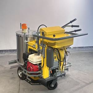 Machine de marquage routier thermoplastique autopropulsée HRMM-3 avec moteur importé pour la construction routière - Product Image 3