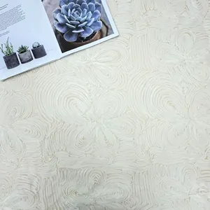 Dentelle française de haute qualité, ruban 3D en spirale, tissu brodé en maille, dentelle cordonnée 3D en gros pour robe de mariée - Product Image 5