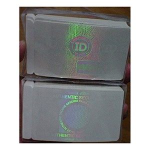 Étiquettes holographiques personnalisées en vinyle destructible pour coquilles d'œufs, autocollants holographiques <span class=keywords><strong>UDV</strong></span> - Product Image 1