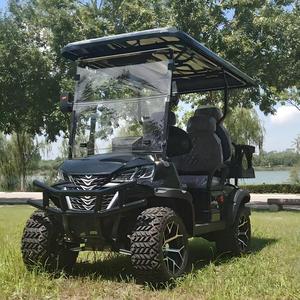 Shuncha 2+2 4 Seater Lifted off Road Tires Street <b>72V</b> Lithium <b>Battery</b> Golf Cart - Product Image 3