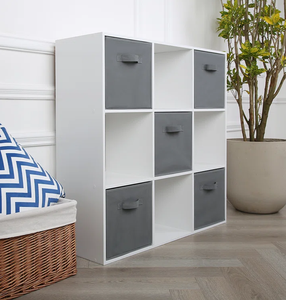 PB Paper White 9 Cube Unit Almacenamiento Estantería Panel de estudio Muebles Sala de estar Gabinetes Librería - Product Image 6