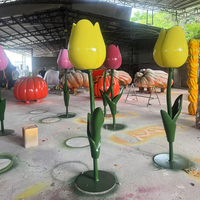 Glasfaser-Narzissen Oster-Feiertagsdekoration Blumentopf 180cm Wasserdicht für Außenbereich Hotel-Nutzung OC DECORATION