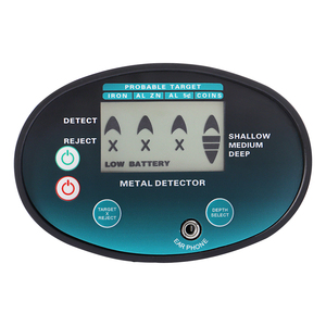 Détecteur de métaux TILONG, bobine de recherche de 25 cm, écran LCD, plastique noir, utilisation adulte - Product Image 2