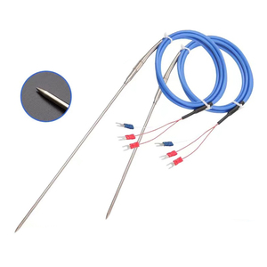 Sonda de temperatura con punta de aguja impermeable PT100 PT1000, sensor de resistencia de platino de inserción para carne, suelo y frutas - Product Image 5