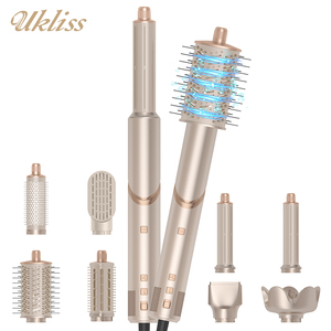 Ukliss 1400W 110 000 tr/min Multi-styler haute vitesse 8 en 1, sèche-cheveux professionnel, <span class=keywords><strong>brosse</strong></span> à air chaud, sèche-cheveux avec 200 millions d'ions négatifs - Product Image 1