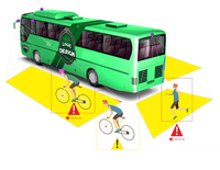 Caméra de recul à quatre voies pour camion/voiture de 7 pouces, 9 pouces, 10,1 pouces, écran IPS, moniteur DVR, système de sécurité, moniteur DVR 1080P