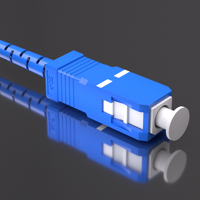 TPU Outdoor Single Mode LC-SC Optical Fiber Jumper Double Core 3m Resistant Rat Bite Compression Steel Fiber Optic Equipment