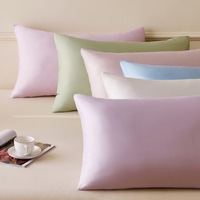 Paire de taies d'oreiller personnalisables en fibre de bambou Tianzhu de classe A, antibactériennes naturelles, pour bébés, usage domestique et dortoir