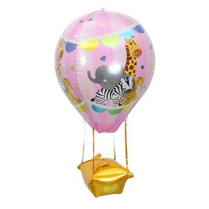 3D Helium Air caldo palloncino cartone animato regno animale Zebra elefante Globos per festa di compleanno per bambini giocattoli decorazione - Product Image 5