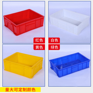 กล่องเก็บของพลาสติก 67x40x17 ซม. ทรงสี่เหลี่ยมผืนผ้า หูหิ้วหนา สำหรับบรรจุอุปกรณ์ฮาร์ดแวร์ ไม่มีฝาปิด เป็นมิตรกับสิ่งแวดล้อม - Product Image 3