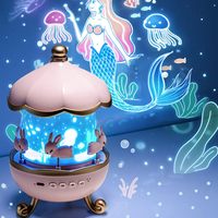 TSINYE LED veilleuse moderne rechargeable pour enfants projecteur d'étoiles avec machine à son veilleuse à piles pour les cadeaux de chambre