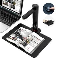 Scanner de documents A3 21MP avec technologie d'aplatissement automatique, interface USB, OCR, SDK, TWAIN, aluminium noir, garantie 1 an, en stock